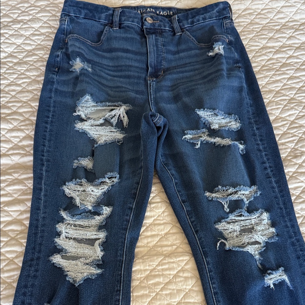 American Eagle 12S Curvy Highest Rise Jeggings